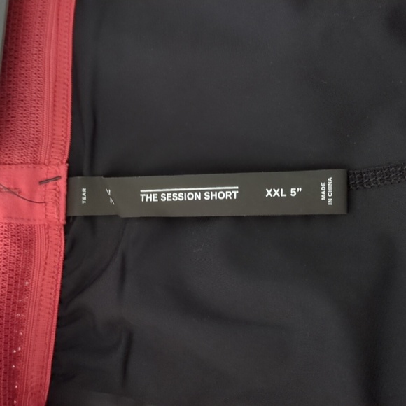 Men's The Session Short 5" Lined Ultra Light Running Athletic Shorts XXL In Rose - Picture 6 of 10